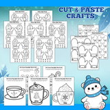 Printable Winter Sight Word Crafts - INSTANT DOWNLOAD