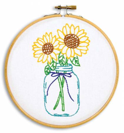 Kit 6in Hoop Kit Sunflower 4096-716