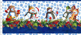 Fabric In The Beginning Winter Border Stripe 41YOA-1