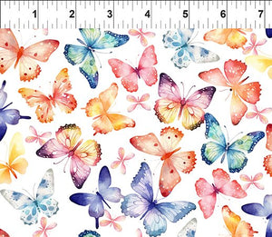 Fabric In The Beginning Butterfly Fantasy Butterflies 4BF1