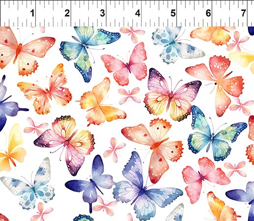 Fabric In The Beginning Butterfly Fantasy Butterflies 4BF1
