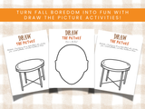 Printable Fall Boredom Buster Pack - INSTANT DOWNLOAD