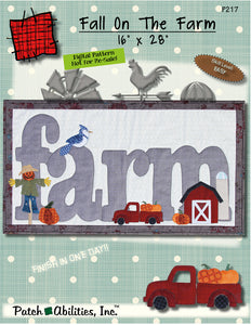 Pattern Patch-Abilities Fall on the Farm P217 - DIGITAL DOWNLOAD