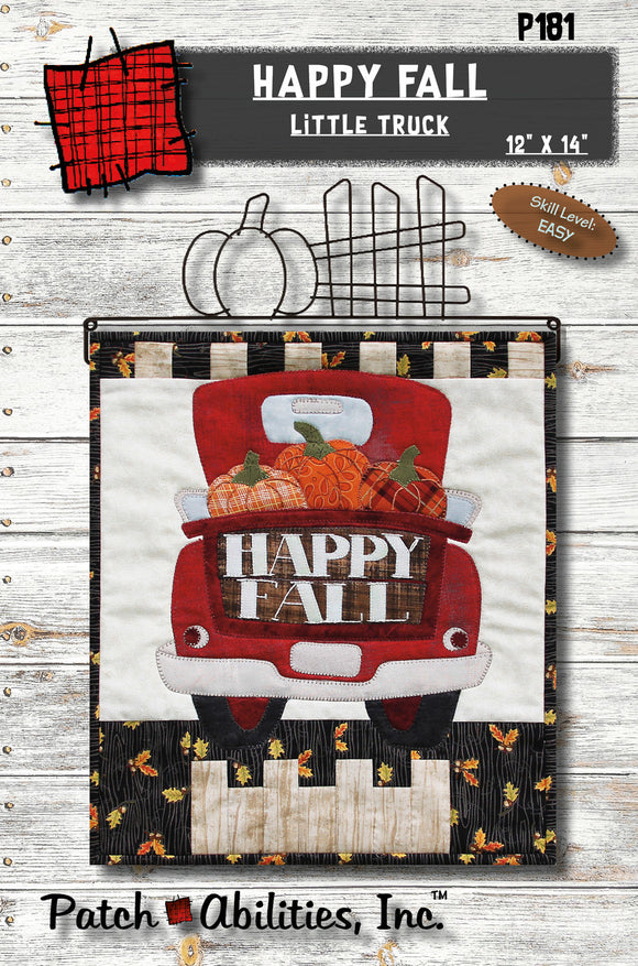 Pattern Patch-Abilities Happy Fall Little Truck P181 DIGITAL DOWNLOAD