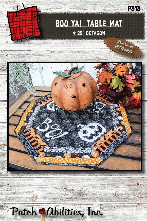 Pattern Patch-Abilities Boo Ya! Table Mat P313 DIGITAL DOWNLOAD