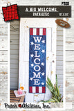 Pattern Patch-Abilities A Big Welcome Patriotic P325 - DIGITAL DOWNLOAD