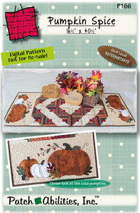 Pattern Patch-Abilities Pumpkin Spice Runner P166 - DIGITAL DOWNLOAD