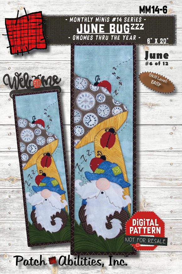 Pattern Patch-Abilities June Bugzzz MM14-6 - DIGITAL DOWNLOAD