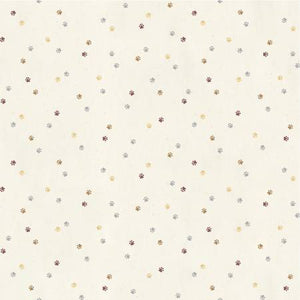 Fabric - Windham Miniatures Paw Prints Neutral 54271-19