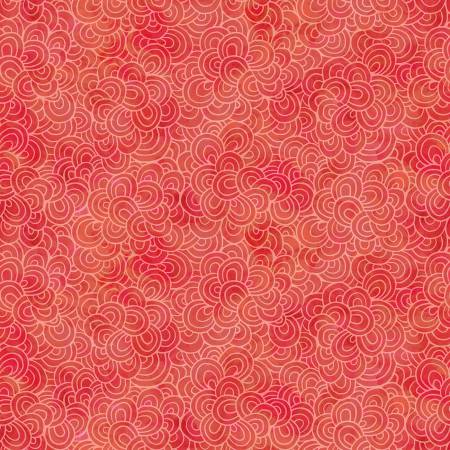 Fabric Windham Wild Meadow Coral 54392-3