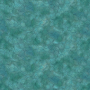 Fabric - Windham Wild Meadow Teal 54392-4