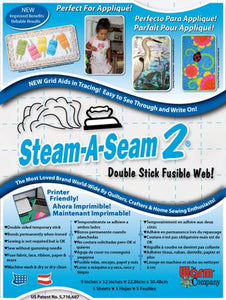Notions - Steam A Seam 2 - 9in x 12in - 5ct