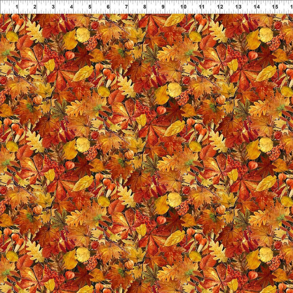 Fabric In The Beginning Autumn Celebration Small Foliage 5AUT-1