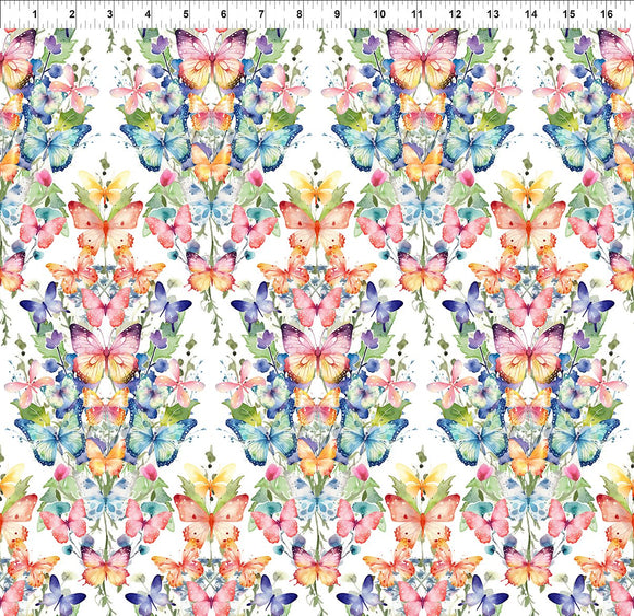 Fabric In The Beginning Butterfly Fantasy Bouquets 5BF1