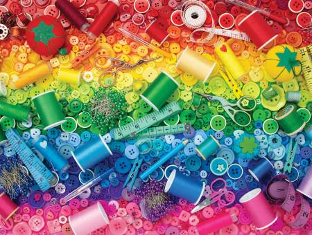 Gifts Sewing Rainbow 500pc Puzzle