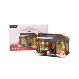 Gifts DIY Miniature House Wooden Puzzle Kit: Christmas Wonderland MIN503
