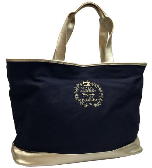 Gifts - Tote Bag - Home is Where my Sewing Machine Is - Black - M732VL