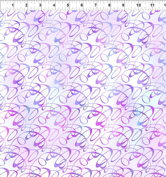 Fabric In the Beginning Garden of Dreams II Purple 6JYR-2
