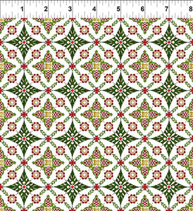 Fabric In The Beginning New Snow Garland 6NS-1