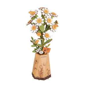 Gifts - 3D Wooden Flower Puzzle: Chamomile