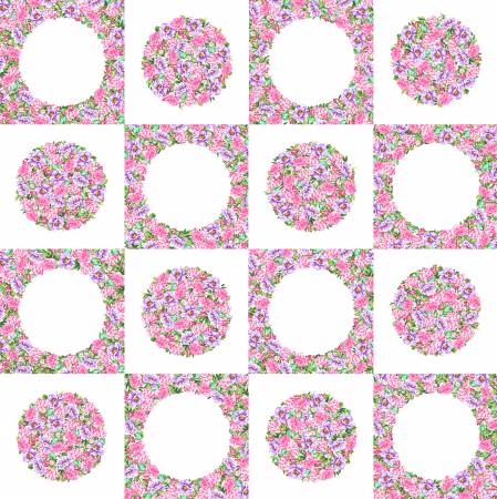 Fabric Studio E Splendid Path Panel - Karen Montgomery Dots & Holes 7570PS-01