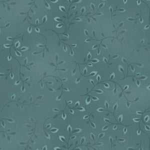 Fabric - Henry Glass Folio Vines Dusty Teal  - 7755-72