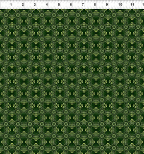 Fabric In The Beginning Natures Winter Green Tonal 7NW-3