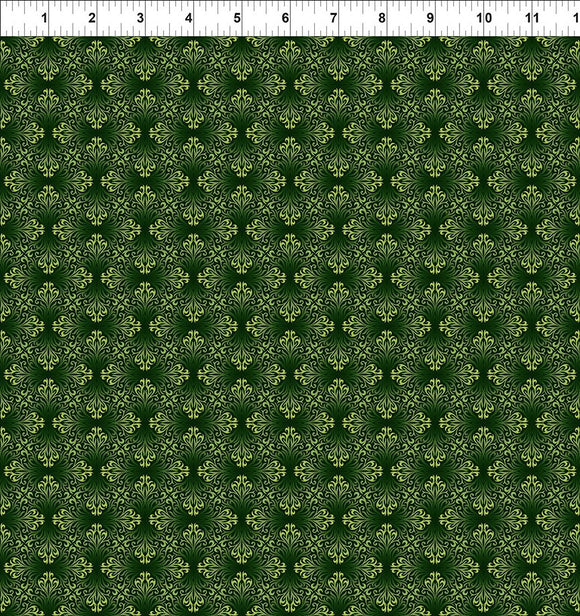 Fabric In The Beginning Natures Winter Green Tonal 7NW-3