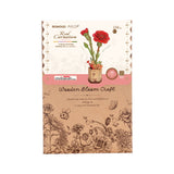 Gifts - 3D Wooden Flower Puzzle: Red Carnation