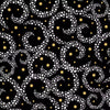 Fabric Studio E Written in the Stars GLOW in the Dark Spirals 8447GS-99