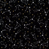 Fabric Studio E Written in the Stars GLOW in the Dark Star Signs 8448GS-99