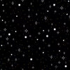 Fabric Studio E Written in the Stars GLOW in the Dark Stars 8453GS-99