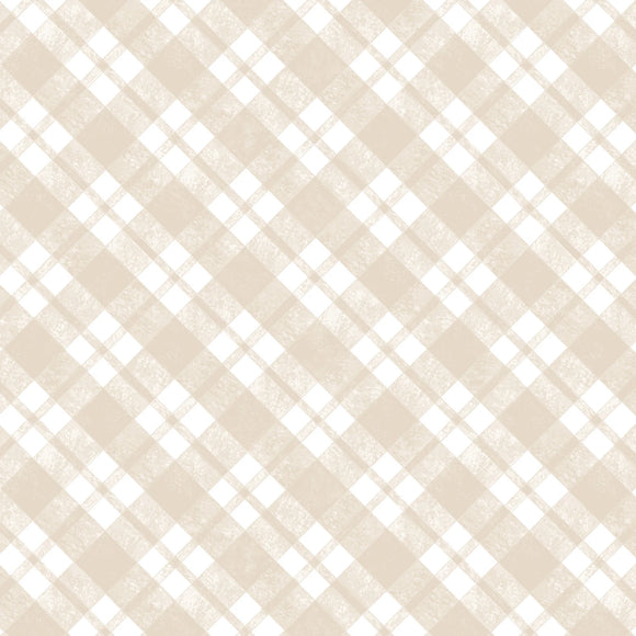 Fabric Studio E Sleepy Teddy - Plaid 8524S-30