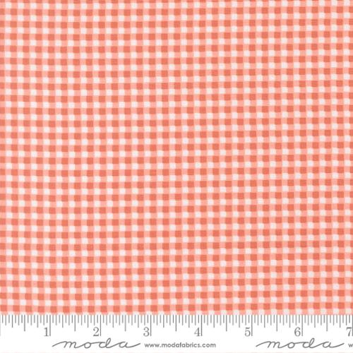 Fabric Moda Sunbonnet Gingham Coral 31769-32