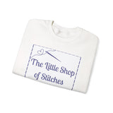 Gifts The Little Shop of Stitches - Sweatshirt Crewneck White, Sizes S-3X
