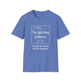 Gifts - The Little Shop of Stitches Shades of Blue T-Shirt - Sizes XS to 5X