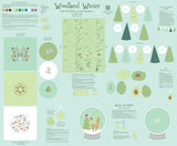 Fabric Studio E - Just Make It - Woodland Winter Panel 9076PS-16