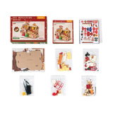 Gifts DIY Miniature House Wooden Puzzle Kit: Gingerbread House DG176