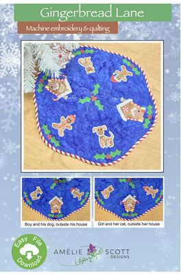 Pattern Gingerbread Lane - Machine Embroidery