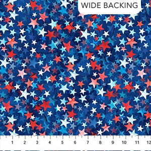 Fabric Northcott 108 inch Wide Back Patriot B25543-48