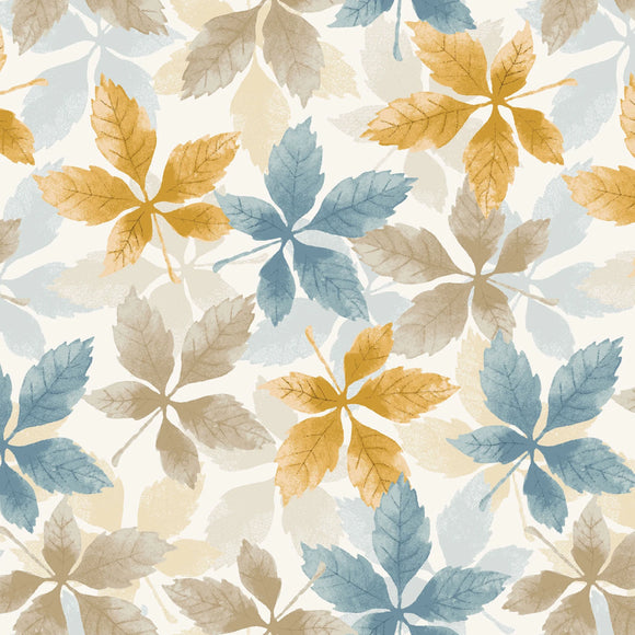Fabric Blank Quilting Autumn Vibes Leaves BQ4074-42