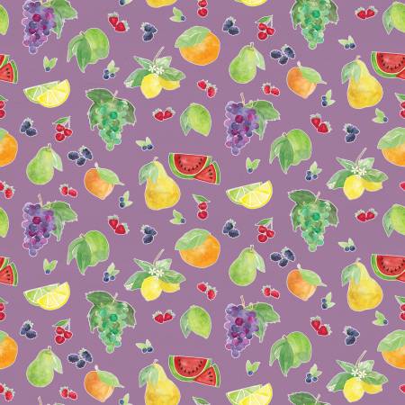 Fabric Riley Blake Lilac Fruit C12415R-LILAC
