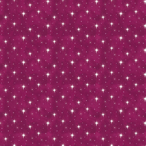 Fabric - Riley Blake Come Let Us Adore Him - Stars Wine C16314-WINE