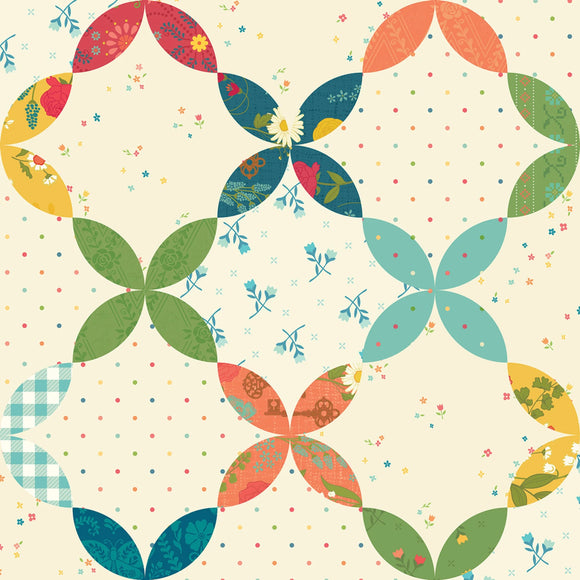 Fabric - Riley Blake First Blooms Print Multi C16330R-MULTI