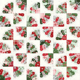 Fabric - Riley Blake Mistletoe & Holly Dresden Fan - C16408R-CLOUD