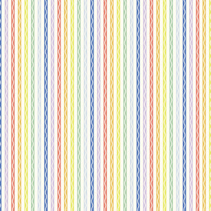 Fabric - Riley Blake New Box of Crayons Stripe Cloud -  C16512R-CLOUD