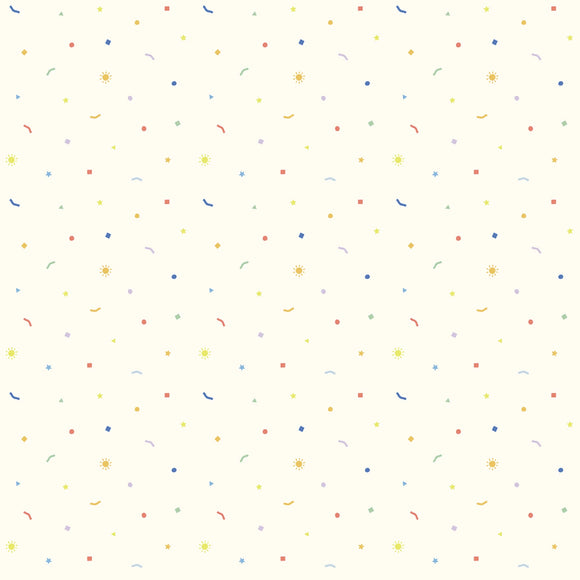 Fabric - Riley Blake New Box of Crayons Confetti Cloud - C16514R-CLOUD
