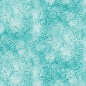 Fabric Riley Blake Swirl Aqua C680-AQUA