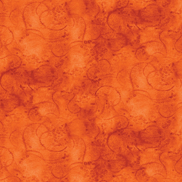 Fabric Riley Blake Swirl Pumpkin C680R-PUMPKIN