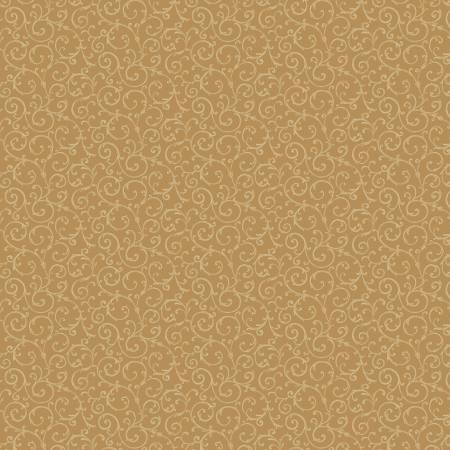 Fabric Timeless Treasures Victory Garden Taupe/Green CD2114-TAUPE